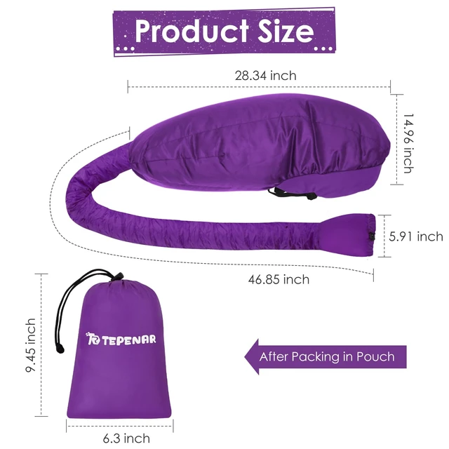 Alt view image 3 of 7 - Hair Dryer Bonnet Attachment: Upgraded Extra Large Hooded Dryer Adjustable Hair Dryer Caps - Easy to Use for Natural Curly Textured Hair Care Styling Fast Drying - Purple