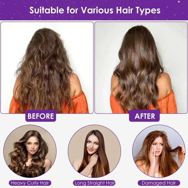 Alt view image 6 of 7 - Hair Dryer Bonnet Attachment: Upgraded Extra Large Hooded Dryer Adjustable Hair Dryer Caps - Easy to Use for Natural Curly Textured Hair Care Styling Fast Drying - Purple