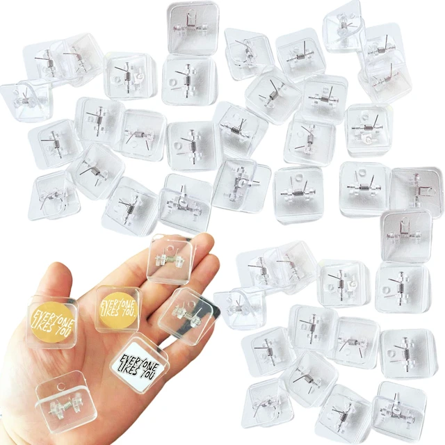 Main image of 30-Pack Clear Plastic Chip Clips for Kitchen, Office, School Non-Slip Grip, Label-Friendly, Durable Snack & Document Clips (1.3x1.2 Inch)