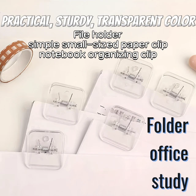 Alt view image 7 of 7 - 30-Pack Clear Plastic Chip Clips for Kitchen, Office, School Non-Slip Grip, Label-Friendly, Durable Snack & Document Clips (1.3x1.2 Inch)
