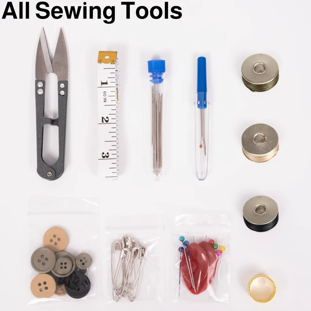 Alt view image 2 of 6 - Military Sewing Kit, Army Survival Sewing Kit with Buttons for Men, Women | Small Repair Sewing Tools with Zipper in Nylon Case Basic for Home, Outdoor, Tactical EDC Sew Kit, Sewing Kit for Adults