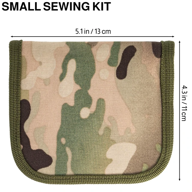 Alt view image 4 of 6 - Military Sewing Kit OCP Army Sewing Kit for Adults Men Small Sewing Kits | Heavy Duty Small Travel Repair Sewing Tools Basic for Home, Outdoor, Tactical EDC Sew Kit with Buttons Needle and Thread Kit