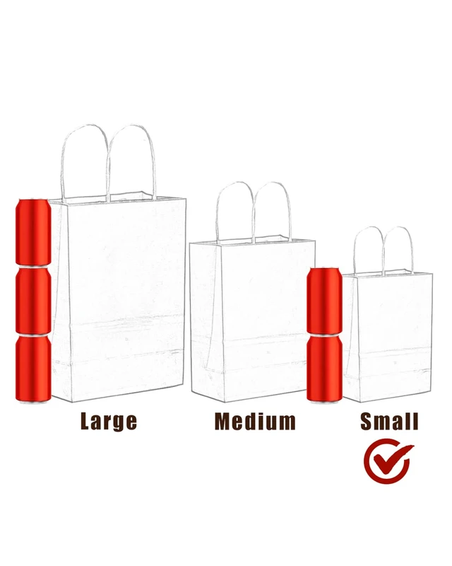 Alt view image 7 of 7 - 32-Packs Paper Bags with Handles Bulk 8.26"×6"×3.15" Small Gift Bags 16 Different Senior Color Bags Multiple UsesSmall Size