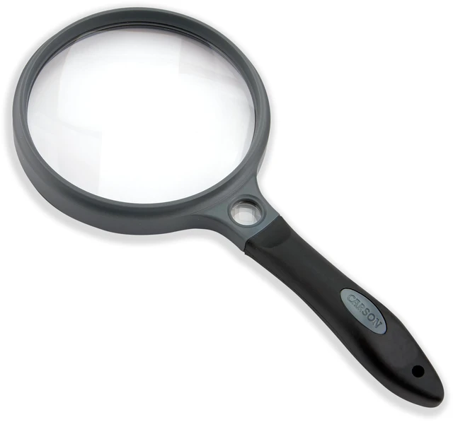 Main image of SureGrip 2x Acrylic Soft-Grip Magnifier with 11.5x Spot Lens (SG-12)