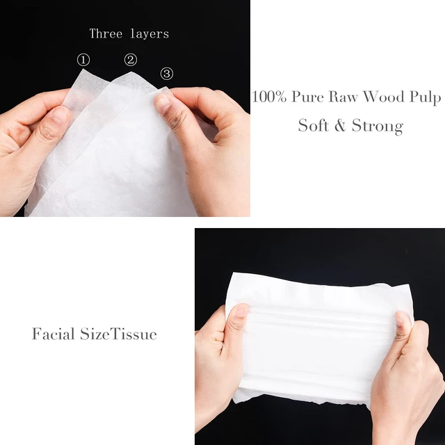 Alt view image 7 of 7 - Car Round Canned Tissue Box Cup Holder Facial Tissues,Cylinder Tube Face Towel,4 Canister 3-Ply Car Napkins for Travel Tissue Bulk Fit Home,Office,School by