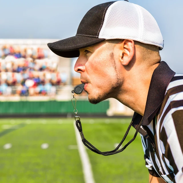 Alt view image 6 of 6 - Whistle, Plastic Whistle with Lanyard, Loud Clear Black Whistles Bulk Great for Coaches, Referees, and Officials