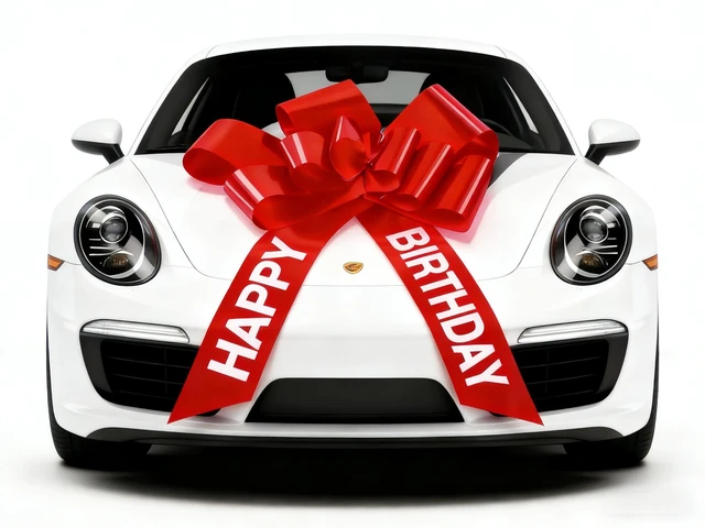 Alt view image 6 of 7 - 30 Inch Giant Red Car Bow - Extra Large Birthday Bow for Car, Big Gift Bow for Present, New Vehicle Accessories, Happy Birthday Ribbon Surprise