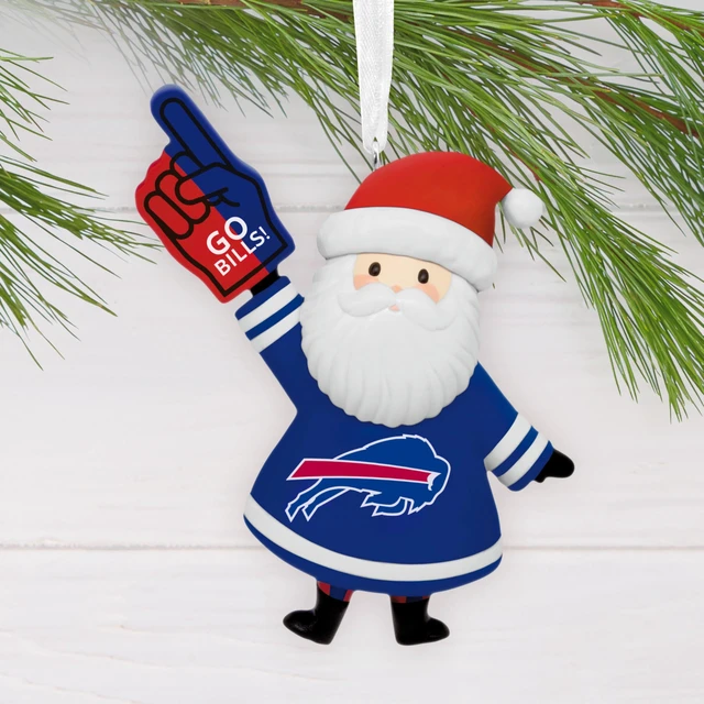 Alt view image 3 of 7 - Christmas Ornament, NFL Buffalo Bills Santa Fan Ornament, Gifts for Sports Fans