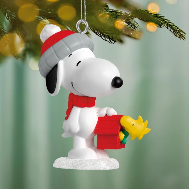 Alt view image 3 of 7 - Peanuts Christmas Ornament (Winter Fun with Snoopy)