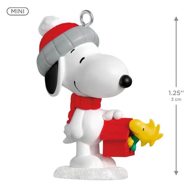 Alt view image 4 of 7 - Peanuts Christmas Ornament (Winter Fun with Snoopy)