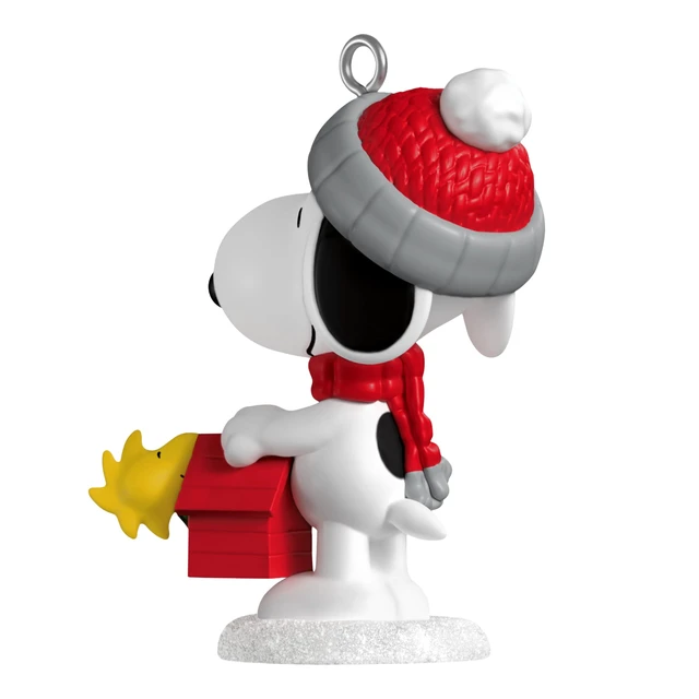 Alt view image 6 of 7 - Peanuts Christmas Ornament (Winter Fun with Snoopy)