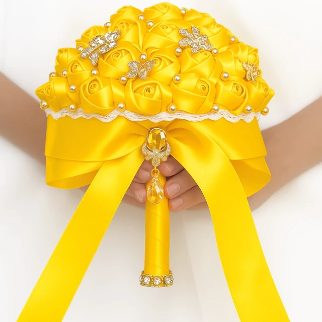Alt view image 6 of 7 - Yellow Satin Ribbon - 1-1/2'' x 100 Yards for Gift Wrapping | Use for Crafts Sunflower Making Bouquets Wreaths Bows Wedding Birthday Easter Graduation Thanksgiving Christmas Decor 2 Rolls