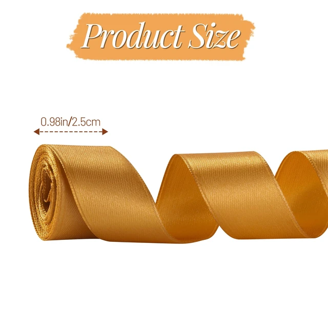 Alt view image 3 of 7 - 1 Inch Satin Ribbon Set 20 Rolls Rainbow Ribbon, 5 Yards Each (Total 100 Yards), Decorative Ribbon for Gift Wrapping, Crafts Hair Bows, Flower Bouquet, Wedding Party Decorat