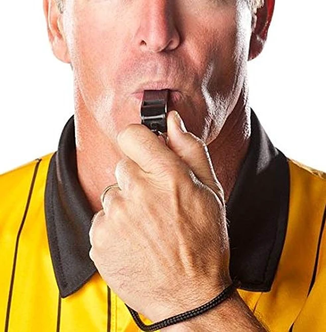 Alt view image 6 of 6 - 12 Pack Sport Whistles with Lanyar for Coaches, Referees and Officials, Loud Crisp Sound (12 Pcs(Blue))