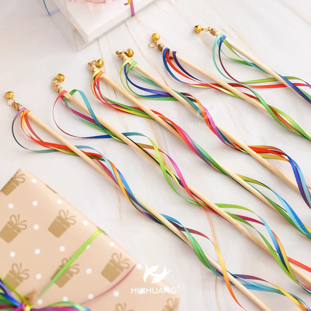 Alt view image 5 of 7 - 1/8 inch Rainbow Thin Double Face Satin Ribbon Continuous 100 Yds | Craft Small Ribbon for Hanging Tags Gift Wrapping Party Favors Bows Sewing and Invitation Card Christmas Ornaments