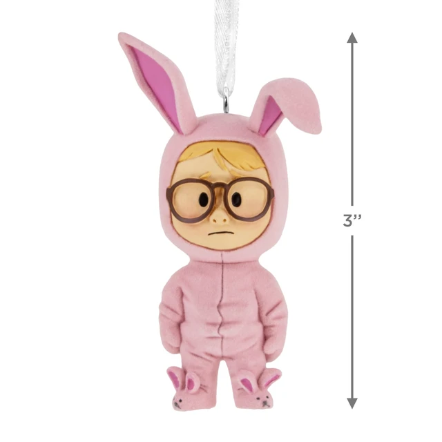 Alt view image 4 of 7 - A Christmas Story Christmas Ornament (Ralphie in Bunny Suit)