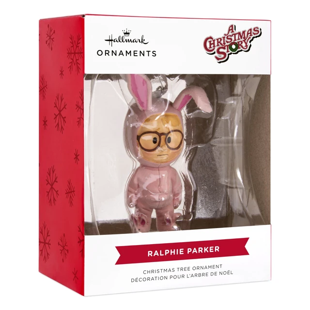 Alt view image 7 of 7 - A Christmas Story Christmas Ornament (Ralphie in Bunny Suit)