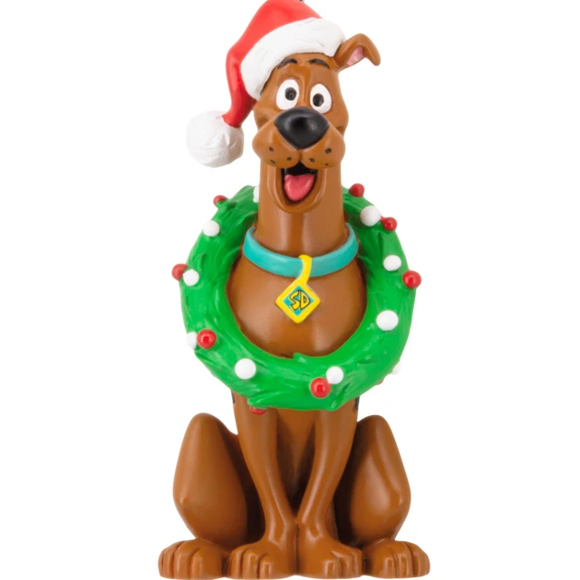 Alt view image 5 of 7 - Christmas Ornament, Scooby-Doo with Wreath Ornament, Cartoon Gifts