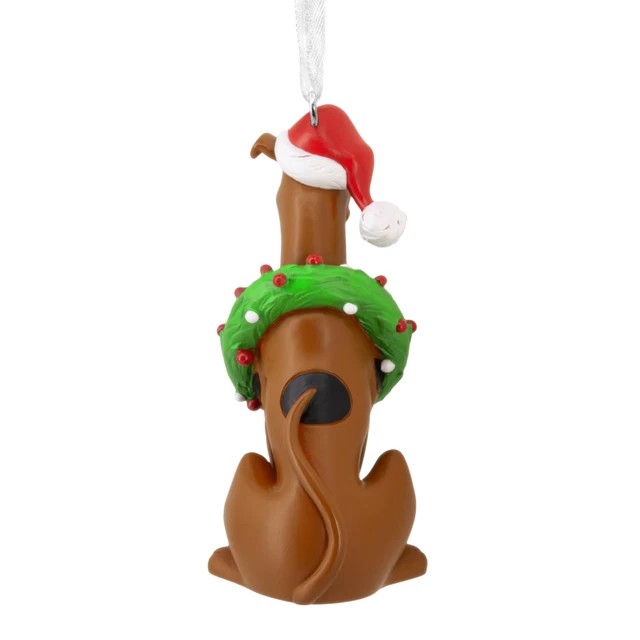 Alt view image 6 of 7 - Christmas Ornament, Scooby-Doo with Wreath Ornament, Cartoon Gifts