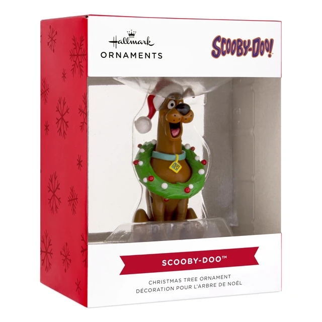 Alt view image 7 of 7 - Christmas Ornament, Scooby-Doo with Wreath Ornament, Cartoon Gifts
