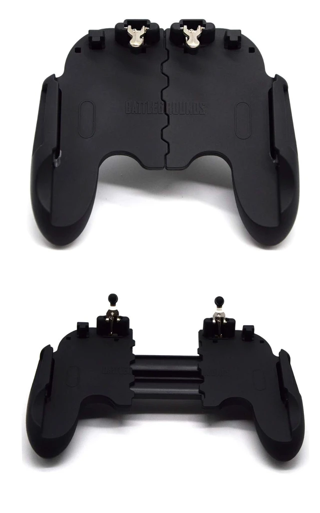 Alt view image 2 of 7 - Mobile Phone PUBG Game Controller L1R1 Shoot and Aim Trigger Joystick Ergonomic Gamepad for PUBG Mobile/Knives Out,Phone Gaming Controller for 4.7''- 7.0'' Android & iOS (H6)