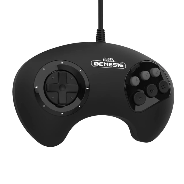 Alt view image 3 of 6 - SEGA Genesis BIG6 6-Button Wired Controller - Original Port | Officially Licensed for Original Sega Genesis/Mega Drive Game Systems