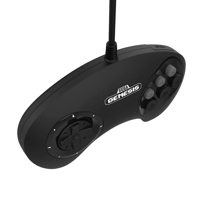 Alt view image 4 of 6 - SEGA Genesis BIG6 6-Button Wired Controller - Original Port | Officially Licensed for Original Sega Genesis/Mega Drive Game Systems