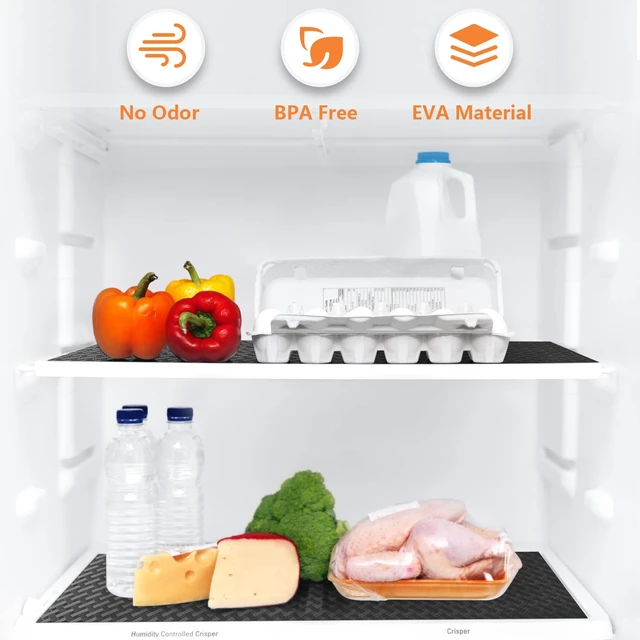 Alt view image 5 of 7 - Shelf Liners for Kitchen Cabinets, Drawer Mats Non Adhensive 11.8"× 118" | Non Adhesive,Waterproof,Non Slip,EVA Material,Washable,Easy to Cut, As Kitchen Shelf Drawer Cupboard liner Refrigerator Mat