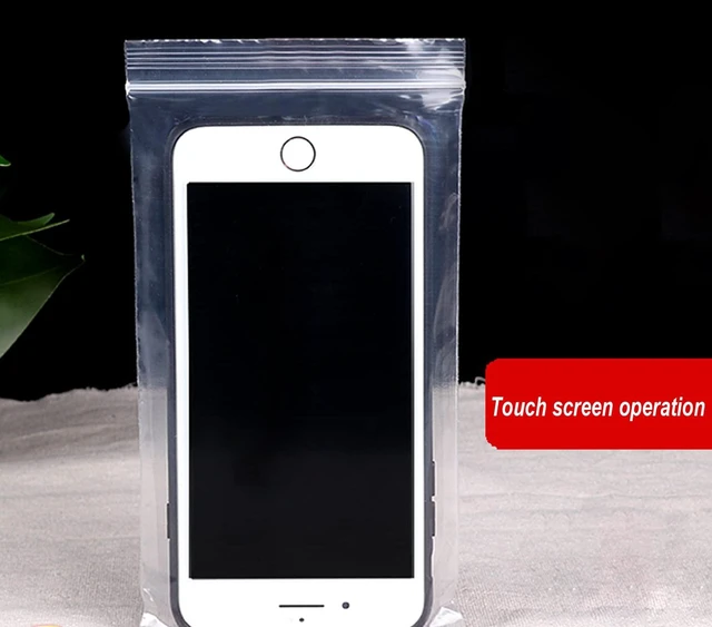 Alt view image 3 of 6 - 100Pcs Transparent Mobile Phone Dust Bag Disposable 9x19 cm | Flat Mouth Disposable Cell Phone Anti-Scratch Display Bags Protective Cover