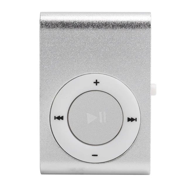 Alt view image 4 of 7 - MP3 Player, Portable Digital Music Media Player Mini Back Clips Player with Earphone and USB Cable for Sports Running (Silver)