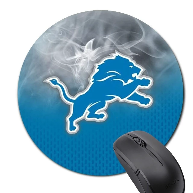 Alt view image 2 of 7 - Sports Round Mouse Pad,Non-Slip Rubber Base Mousepad for Computers Laptop Desk,Red Design Gaming Mouse Mat for Football Fans