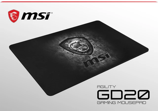 Alt view image 3 of 3 - Agility GD20 Premium Gaming Mouse Pad, Standard Medium Size,Ultra Smooth Micro-Tex Textile Surface,Anti-Slip Natural Rubber Base,Extra Thick,Perfect for Laser and Optical Mice,12.5 X 8.7 X 0.2