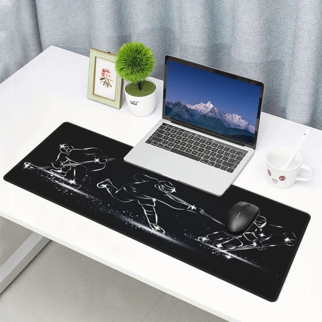 Alt view image 6 of 7 - Ice Hockey Mouse Pad, Large Big Gaming Mouse Pad Desk Pad, Mousepad with Non-Slip Rubber Base, Extended XXL Mouse Mat for Computer Laptop Office Accessories