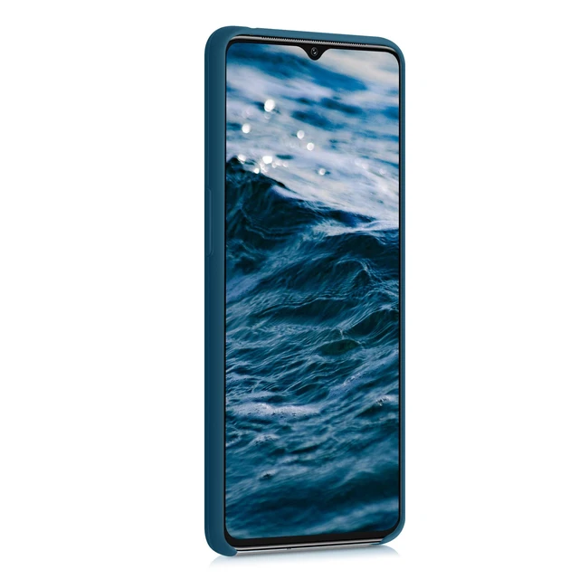 Alt view image 2 of 7 - Case Compatible with OnePlus 7T Case - TPU Silicone Phone Cover with Soft Finish - Teal Matte