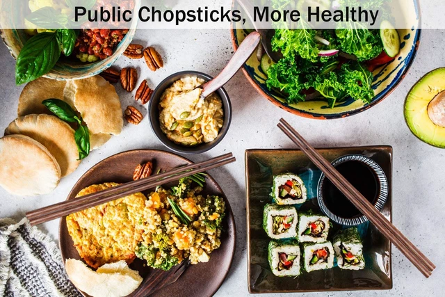 Alt view image 7 of 7 - 12 Inches Long Wenge Wood Chopsticks for Hotpot Reusable Chinese Style Chopsticks Kitchen Chop Sticks 2 Pairs