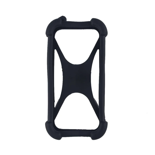 Alt view image 2 of 6 - Universal Smart Phone Bumper Case Elastic Soft Silicone Cover for 5.2" Phones Size 4'' to 6.5'' inch Case (Black)