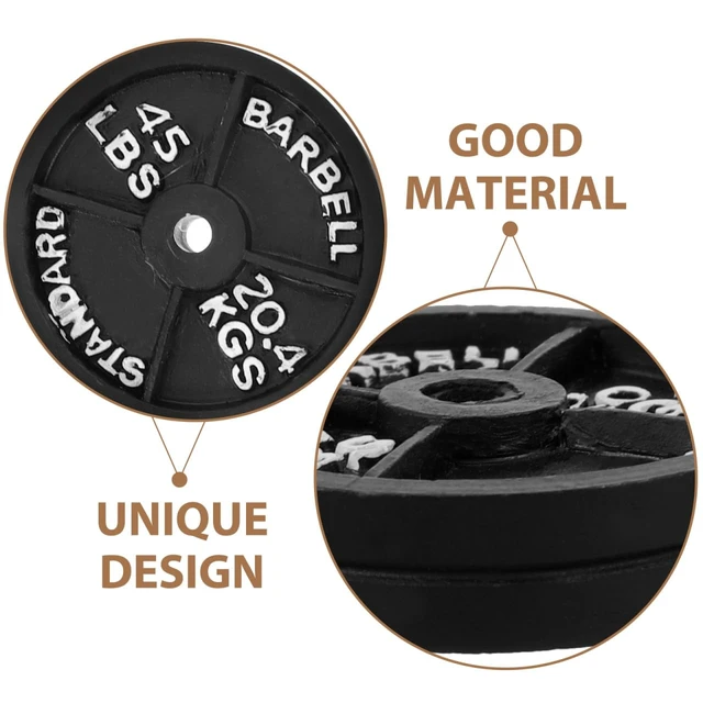 Alt view image 4 of 7 - Dollhouse Barbell Miniature Dumbbell Dollhouse Gym Mini Fitness Equipment Model for Doll House Ornament Accessories Decoration