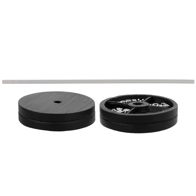Alt view image 3 of 7 - Dollhouse Barbell Miniature Dumbbell Dollhouse Gym Mini Fitness Equipment Model for Doll House Ornament Accessories Decoration