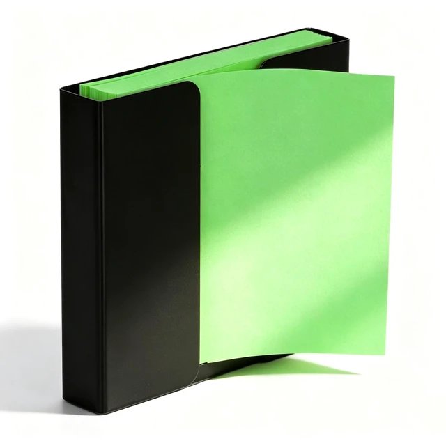 Main image of Magnetic Sticky Note Dispenser Holder, 3x3 Inch Universal Sturdy Metal Sticky Note Organizer - Stable Hands-Free Desktop Storage for Office Home Classroom School Desk Supplies