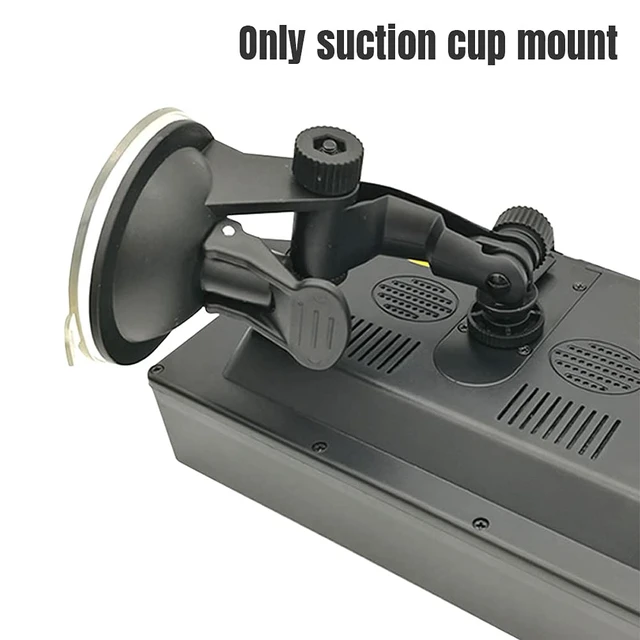 Alt view image 4 of 6 - Windshield/Suction Cup Mount Bracket for 7 Inch Display, Dash Cam GPS Holder, Rear View Backup Camera Monitor Fix on Windshield (Black)