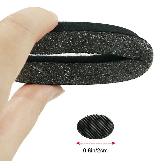 Alt view image 5 of 7 - Helmet Padding Kit, Bicycle Replacement Universal Foam Pads Kits | Mats Set for Bike Motorcycle Cycling Helmet Accessories(Black)