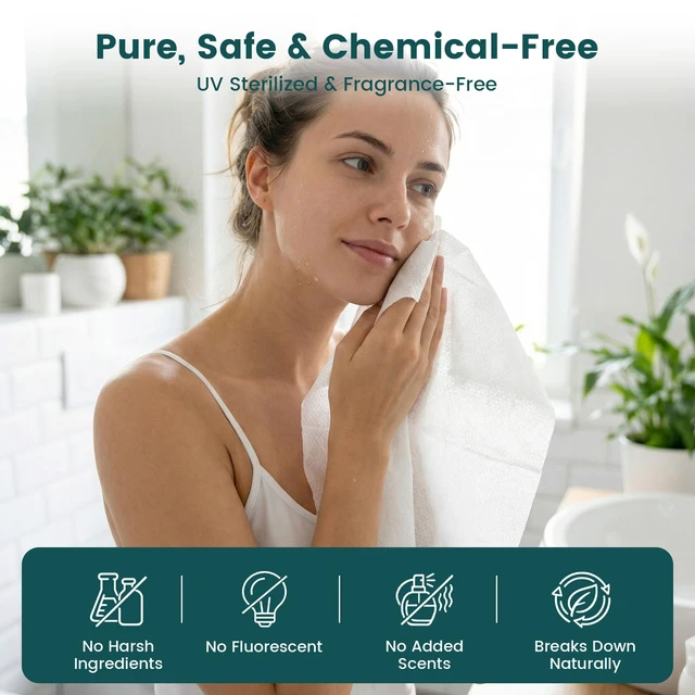 Alt view image 3 of 6 - 42 PCS Disposable Face Towels, Compressed Towels | Portable Expandable Tablet Wipes, Travel Washclothsfor Camping Hiking Outdoor Survival, & Beauty Salon Use
