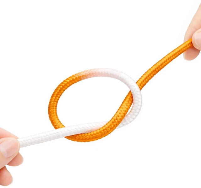 Main image of Two-Color Knot-Tying Practice Rope (6mm x 48 in, 2-Pack), Visual Guidance, Easy Grip for Indoor, Camping, Climbing & General Knot-Tying Practice