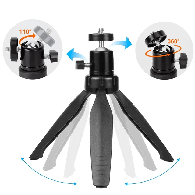 Alt view image 2 of 7 - Mini Projector Tripod Mount Compatible with APEMAN,DR. J Upgrade, DBPOWER, Anker, Artlii, LoongSon, AAXA Technologies and Most Other Mini Projector, 360° Rotation, 90° Tilt Angle, Easy Installation