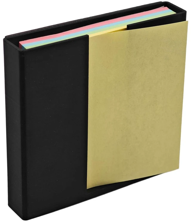 Main image of Magnetic Sticky Note Dispenser for 3x3 Inch Notes, Post It Note Holder & Organizer for Office, Home, and Classroom Desk (Black)