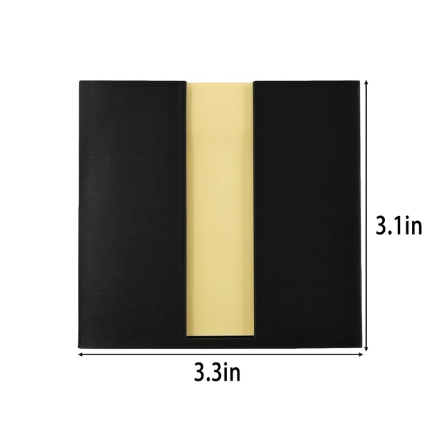 Alt view image 4 of 5 - Magnetic Sticky Note Dispenser for 3x3 Inch Notes, Post It Note Holder & Organizer for Office, Home, and Classroom Desk (Black)