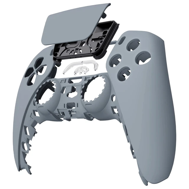 Alt view image 3 of 4 - eXtremeRate New Hope Gray Touchpad Front Top Shell Compatible with ps5 Controller BDM-010 020 030 040 050, DIY Replacement Shell Custom Touch Pad Cover Compatible with ps5 Controller