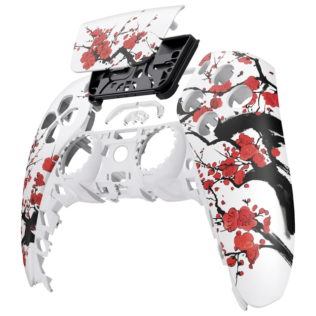 Alt view image 4 of 4 - eXtremeRate Winter Blossom Front Housing Shell with Touchpad Compatible with p s 5 Controller BDM-010 020 030 040 050, DIY Replacement Shell Custom Touch Pad Cover Compatible with p s 5 Controller