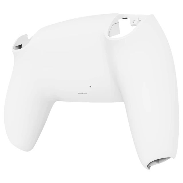Alt view image 4 of 5 - eXtremeRate Custom Grip Back Plate Bottom Shell Compatible with p s 5 Controller, Replacement Back Shell Cover Compatible with p s 5 Controller - White