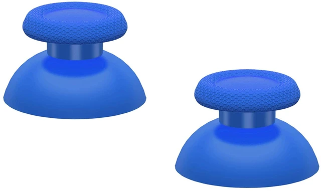 Alt view image 4 of 5 - eXtremeRate Blue Replacement Thumbsticks for PS5 Controller, Custom Analog Stick Joystick for PS4 Controller Universal